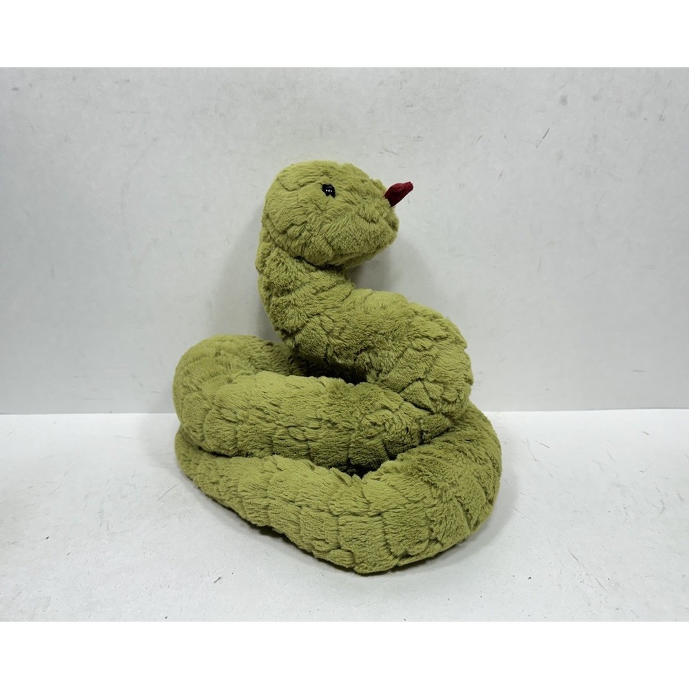 Jellycat Stevie Snake Plush Stuffed Animal London Green